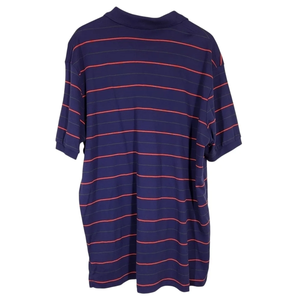 Polo by Ralph Lauren Men's Navy Blue Striped Shirt, Sz XXL